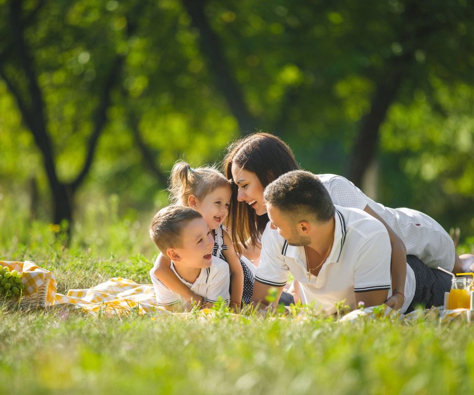 Familie mit Kindern