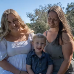 Zwei Frauen und ein kind